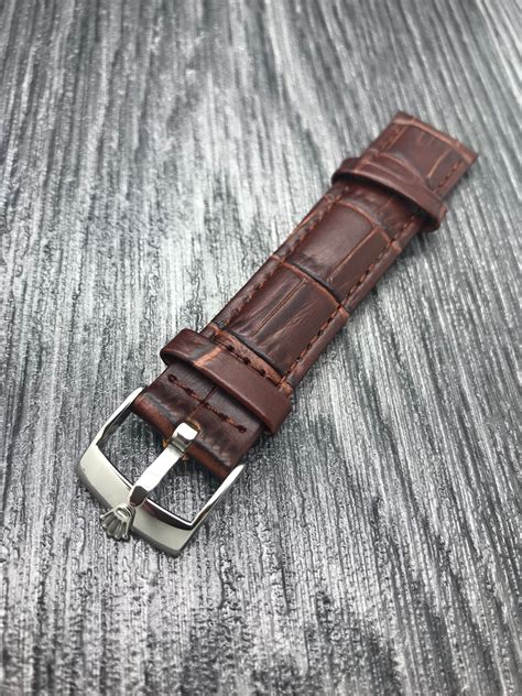 rolex leather band|genuine rolex leather watch bands.